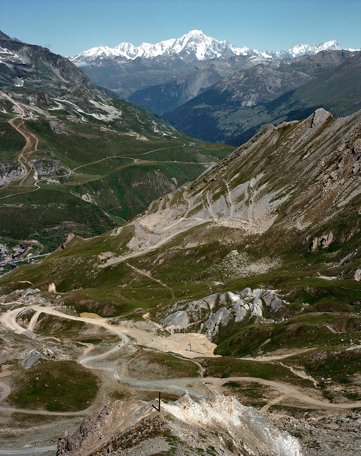 Tignes depuis la Tovière - 2007
