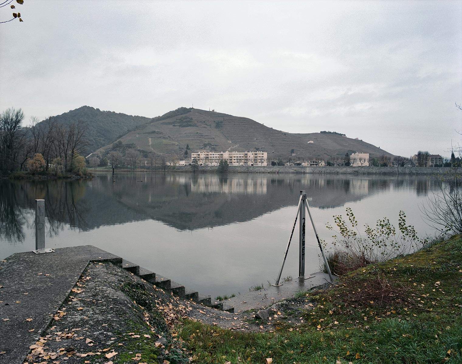 Tournon, confluence du Doux et du Rhône - 2010