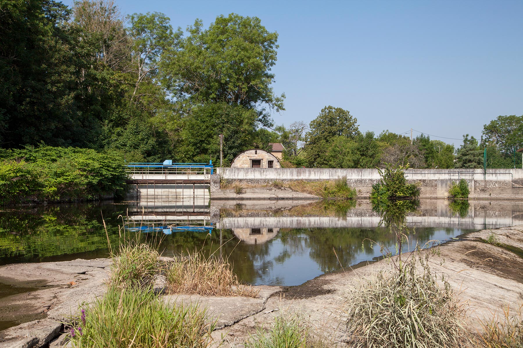 Centrale hydroélectrique sur la Moselle, Charmes-sur-Moselle, Vosges - 2019