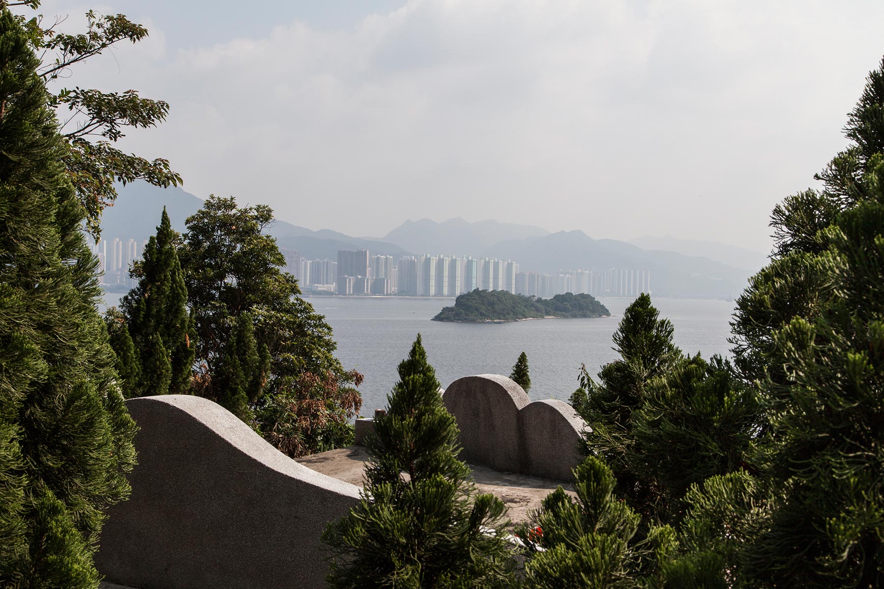 Vue sur Ma On Shan depuis Yim Tin Tsai