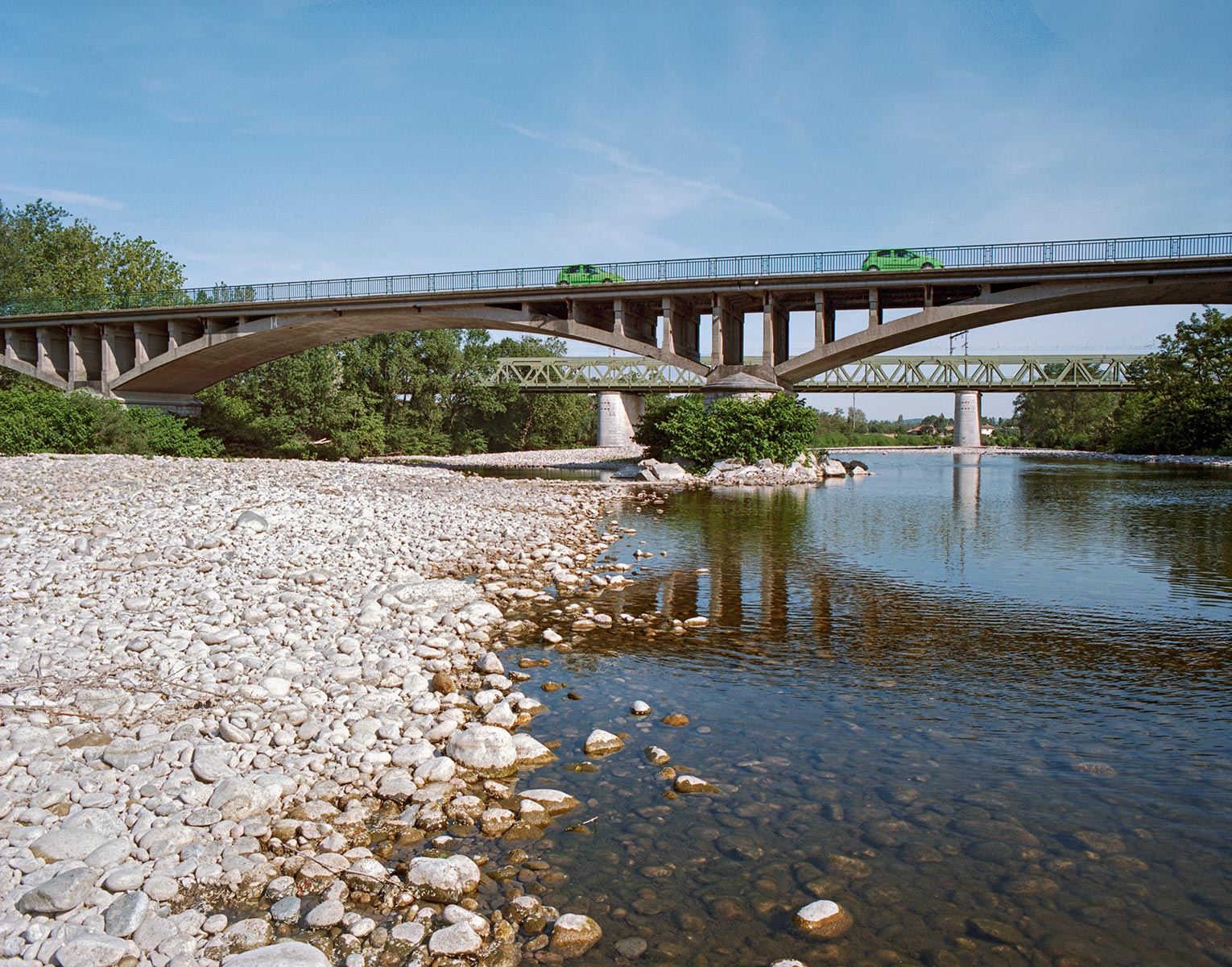 Pont sur l'Eyrieux à Beauchastel, Ardèche - 2011