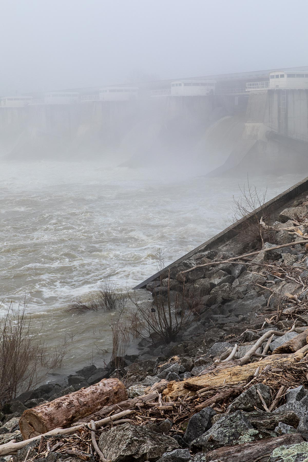 Barrage d'Arras sur le Rhône - 2024