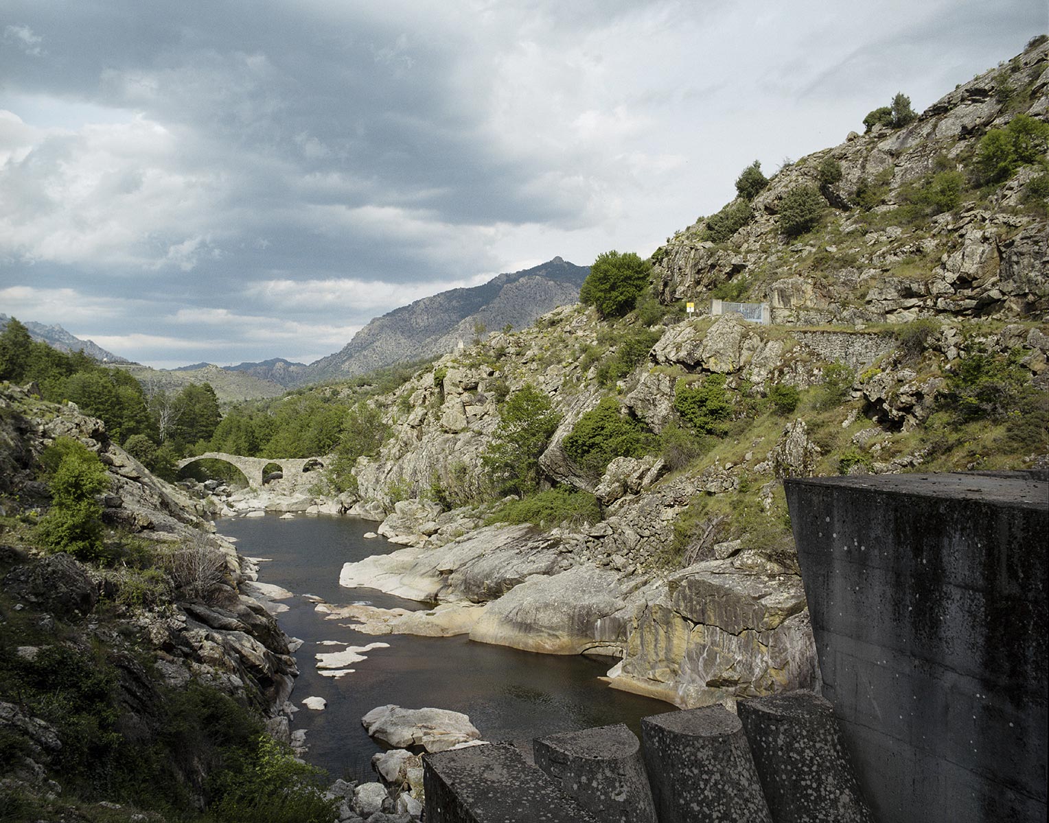 Barrage de Calacuccia sur le Cavo, Corse - 2014