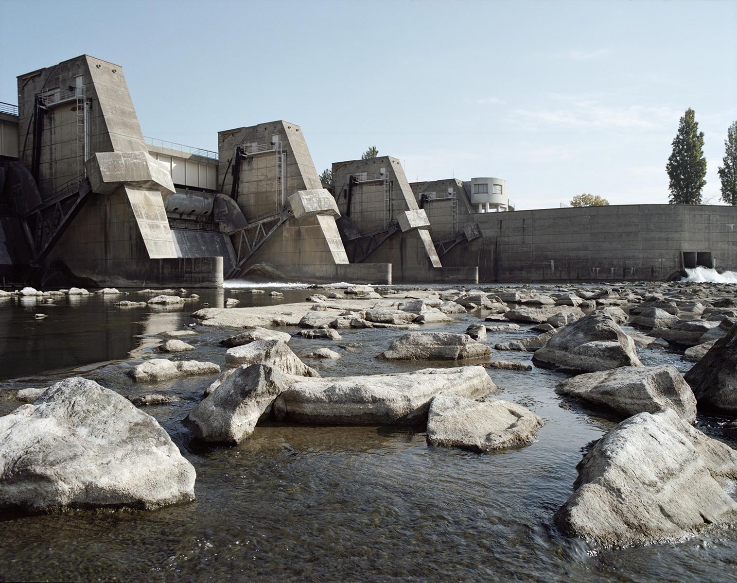 Barrage de la Roche de Glun sur le Rhône - 2011