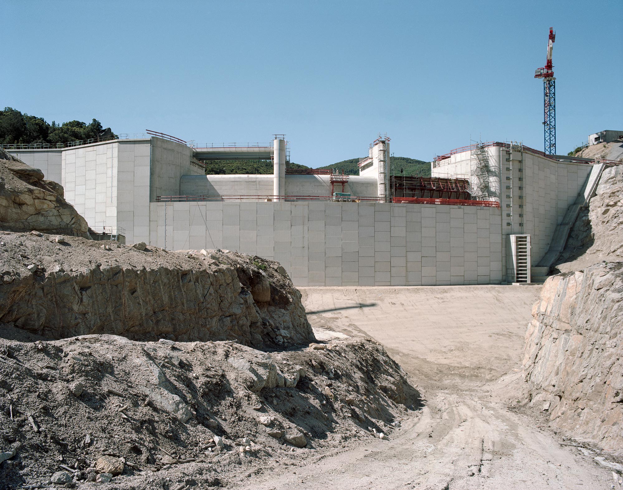L'Eau barrée du Rizzanese, côté amont - 2012