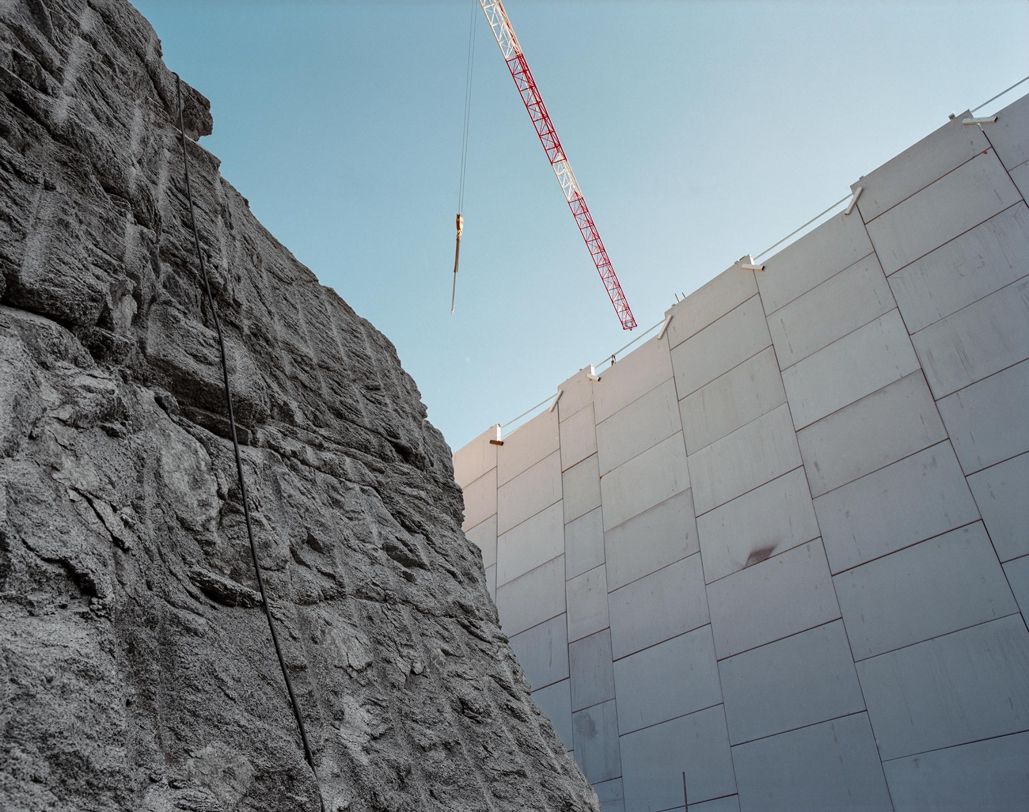 L'Eau barrée du Rizzanese,  côté amont- 2011