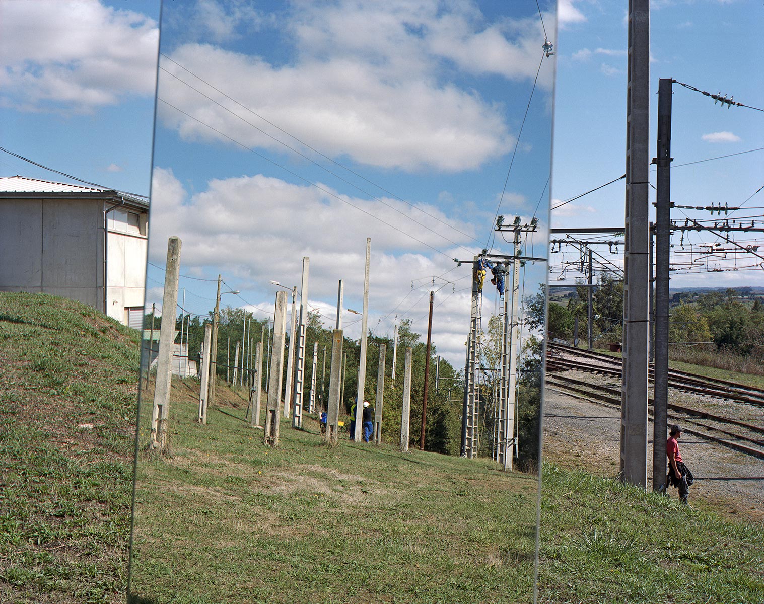 Surfaces-de-contact, poteaux électriques voie ferrée - 2009