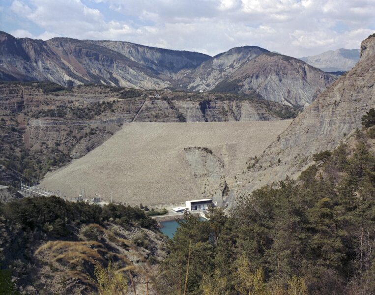 Barrage de Serre-Ponçon, Hautes-Alpes  - 2002