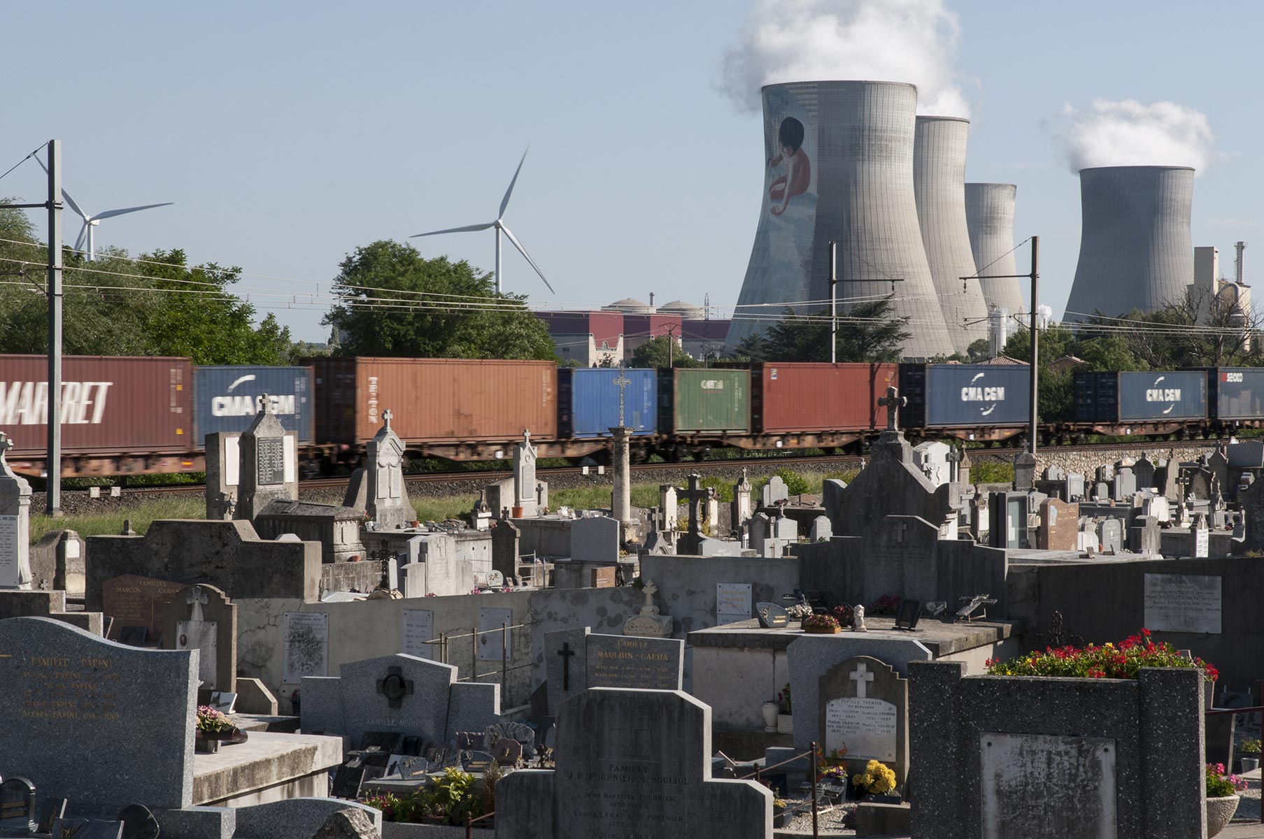 Tel quel, Cimetière de Cruas, Ardèche - 2015