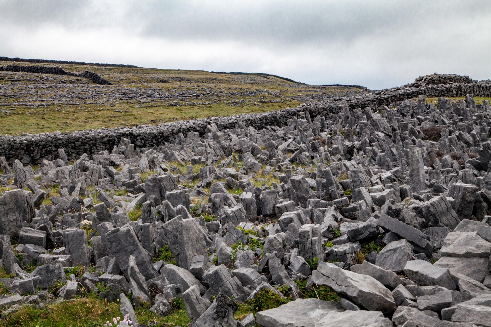 Inishmore Dun Aonhasa, Chevaux de frise
